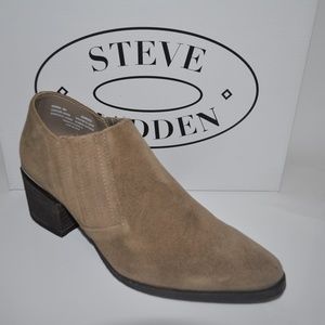 Steve Madden KORRAL ANKLE BOOTIES Suede Boots 7 M